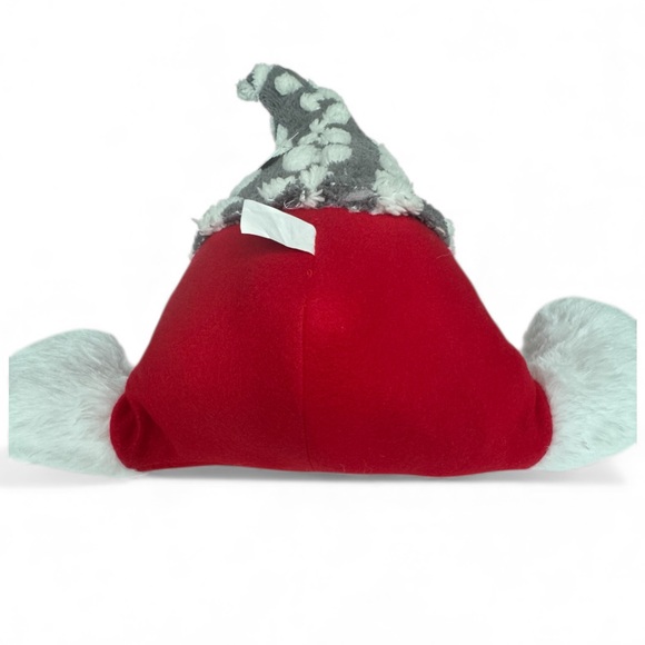 AUDREY'S Siting Gnome Red Pants Gray Dot Hat Holiday Christmas NEW Decorative - Picture 7 of 9